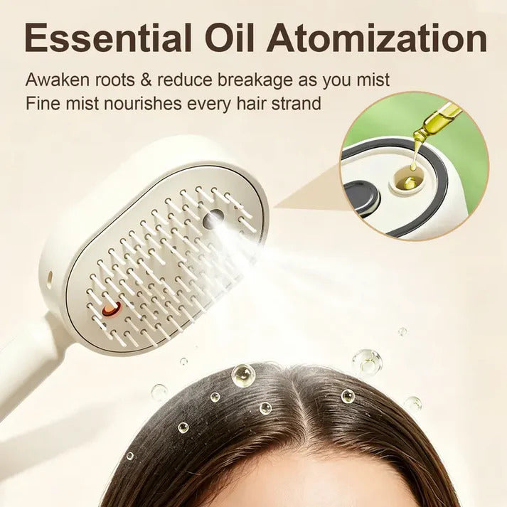 YOUANDME™ 4-in-1 Electric Hair Straightener Massage Keratin Brush