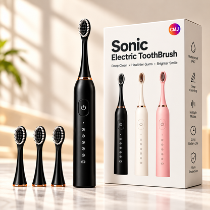 Sonic Electric Toothbrush Set